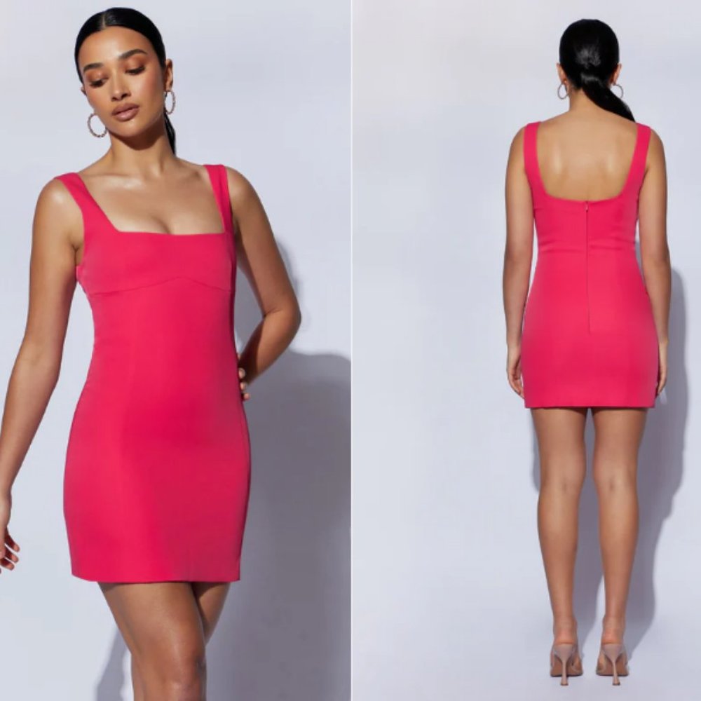 Mini Dress - Raspberry XL
